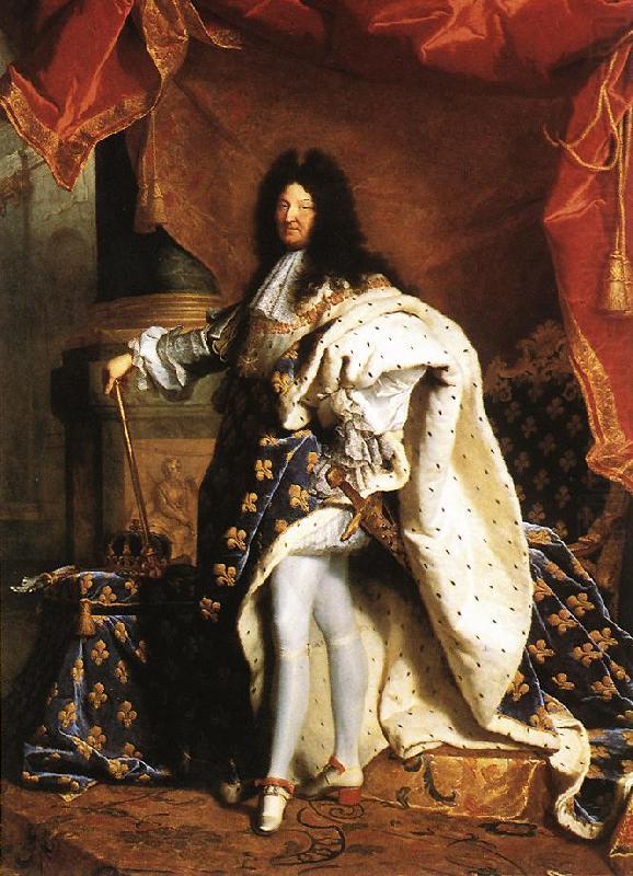 RIGAUD, Hyacinthe Portrait of Louis XIV gfj china oil painting image